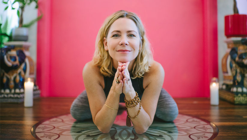 Christine Burke at Liberation Yoga 