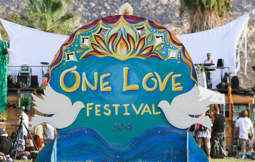 One Love Fest Sign 