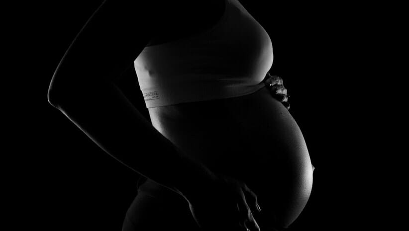 Pregnant Woman for Prenatal Yoga