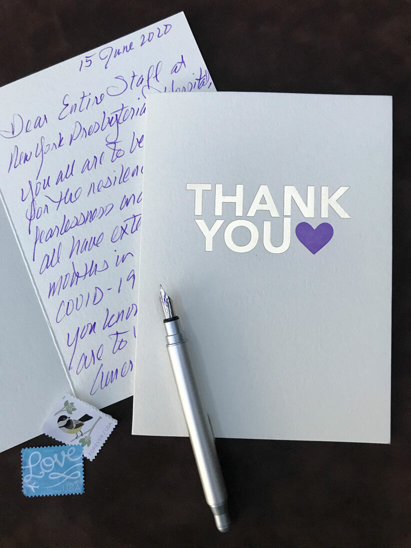 thank you note 