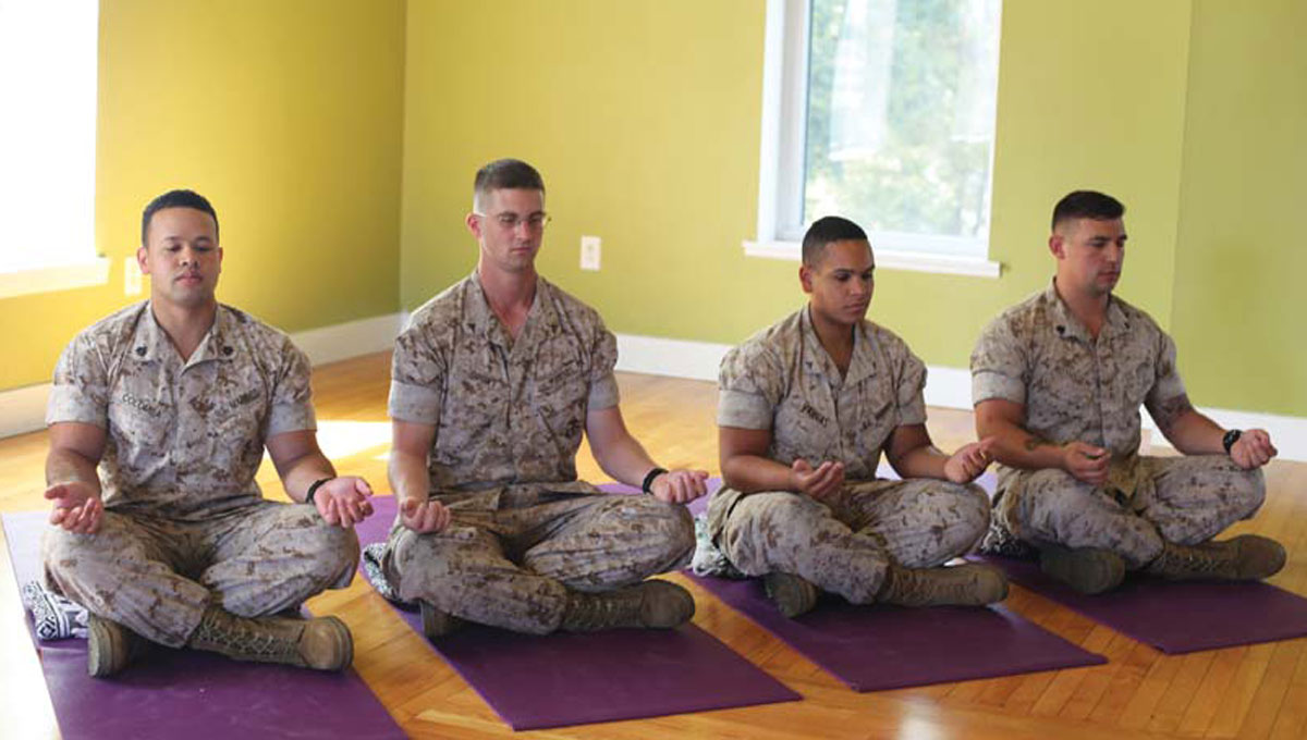 Meditation and Yoga for Veterans has a number of benefits 